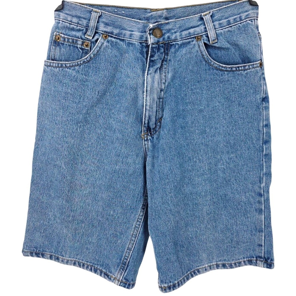 Bugle Boy Vintage Kids Denim Shorts‎ Blue Medium Wash Size 14R W27 100% Cotton